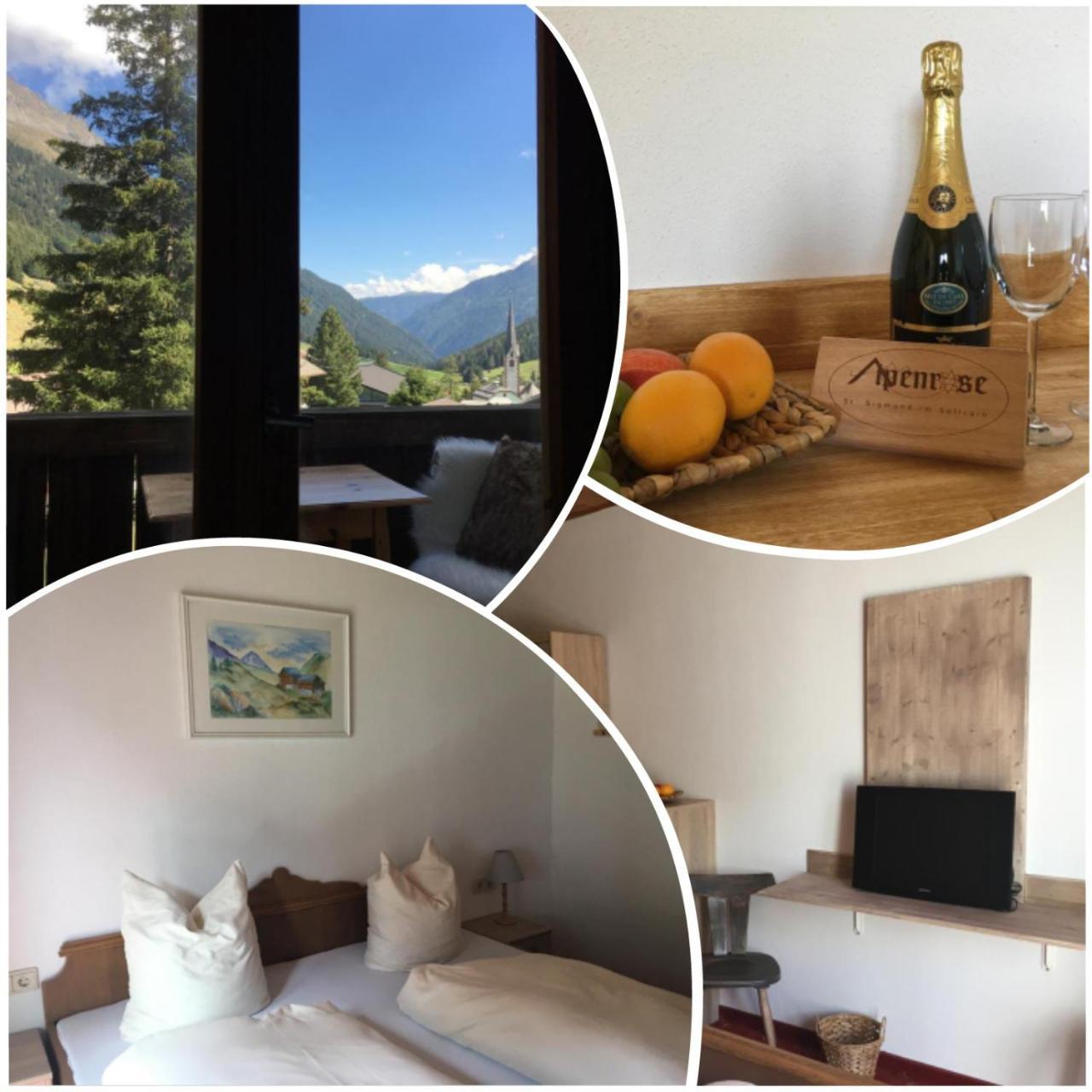 Pension Alpenrose Sankt Sigmund im Sellrain Buitenkant foto